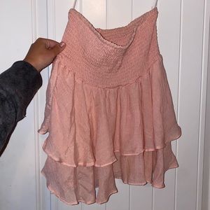 Shein Pink Skirt Size L